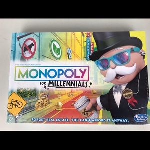 New in box Monopoly for Millennials Edtion.